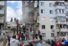 В Белгороде рухнул подъезд жилого 10-этажного дома